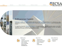 Tablet Screenshot of edificacionescastello.com
